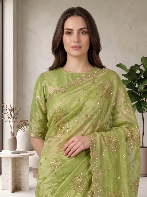 Georgette_Satin_Embroidered_Saree_with_Zari,_Sequence_and_Beads_Work