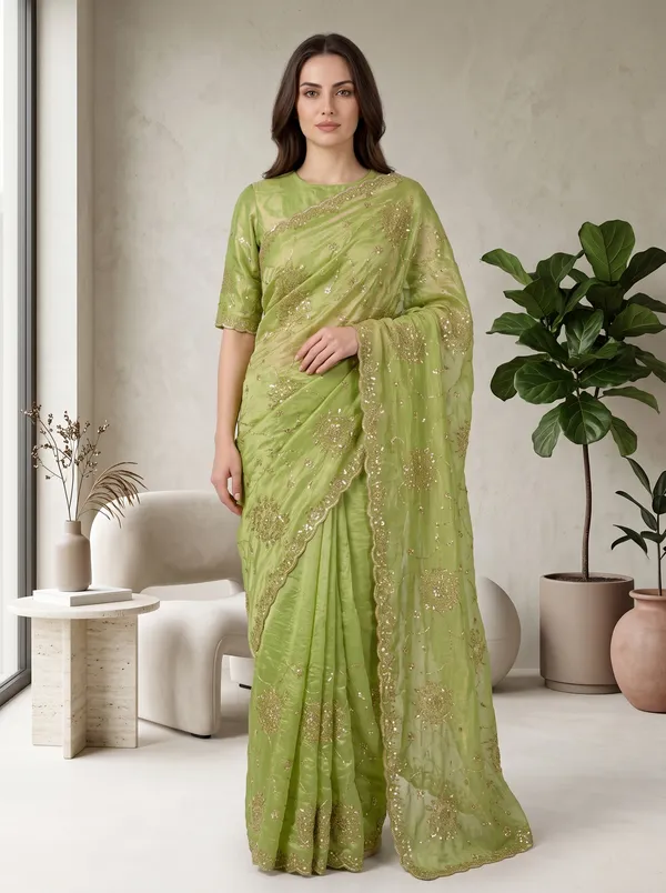 Georgette_Satin_Embroidered_Saree_with_Zari,_Sequence_and_Beads_Work
