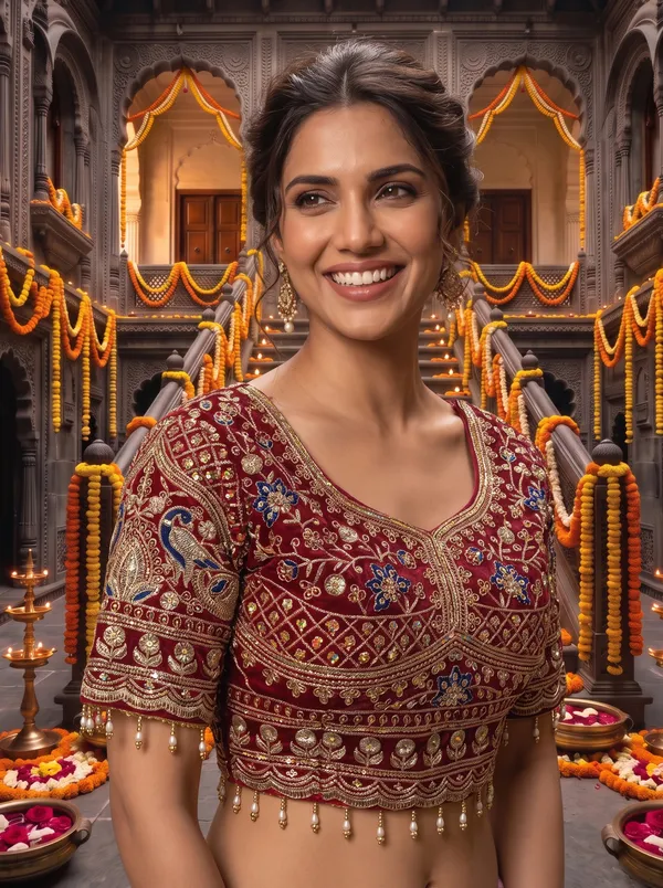Off-White_Georgette_Silk_Embroidered_Saree_with_Stitched_Blouse