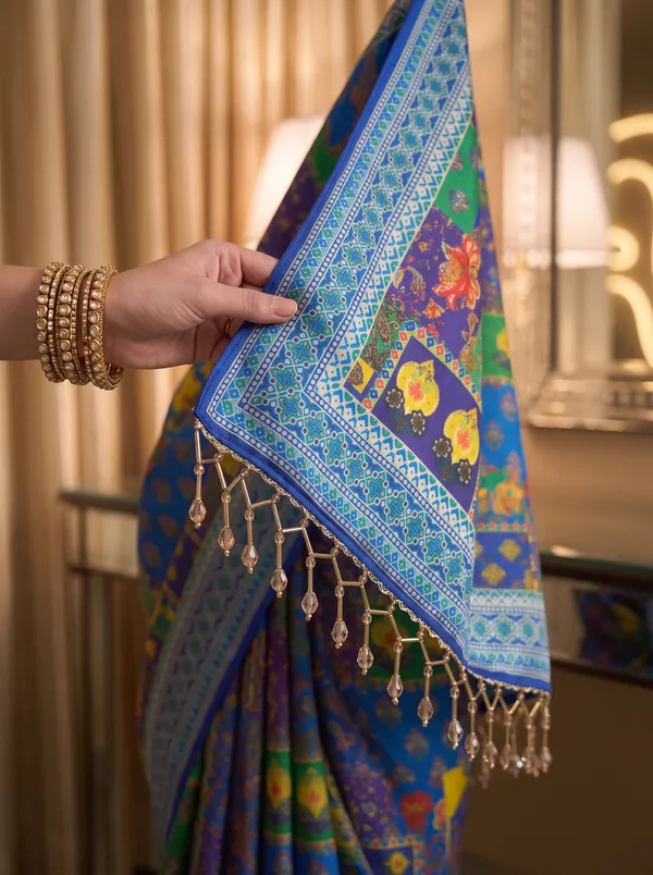 Multicolor_Digital_Printed_Chinon_Saree_with_Glass_Beads_Tassels