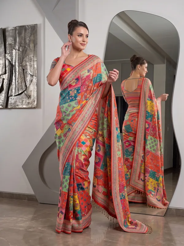 Women's_Chinon_Digital_Printed_Saree_with_Real_Glass_Beads_Tassels