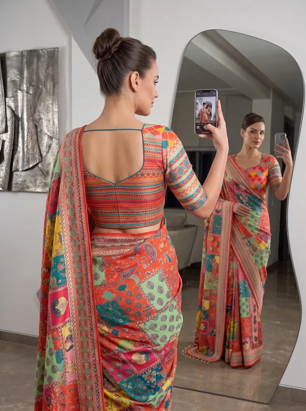 Women's_Chinon_Digital_Printed_Saree_with_Real_Glass_Beads_Tassels