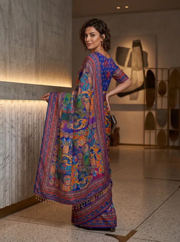 Chinon_Digital_Printed_Multi-Color_Saree_with_Glass_Beads_Tassels_&_Blouse