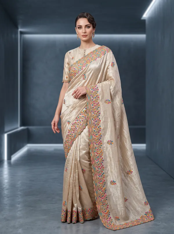 Georgette_Chinon_Saree_with_Colorful_Floral_Embroidery