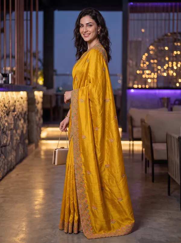 Georgette_Chinon_Saree_with_Colorful_Floral_Embroidery