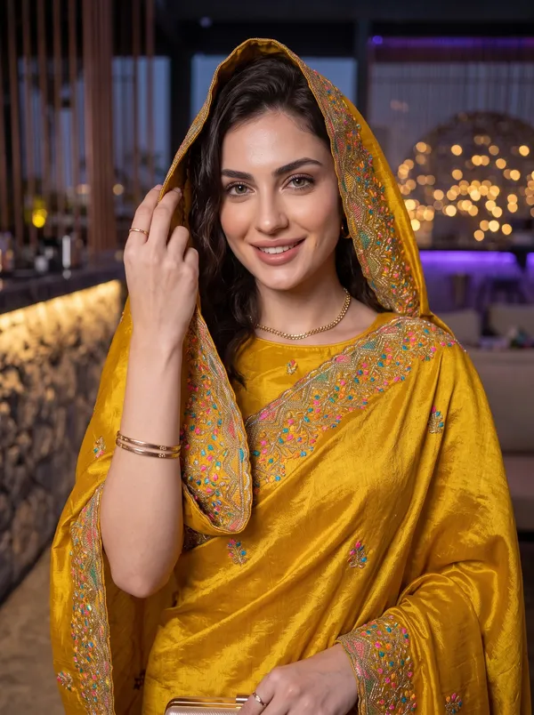 Georgette_Chinon_Saree_with_Colorful_Floral_Embroidery
