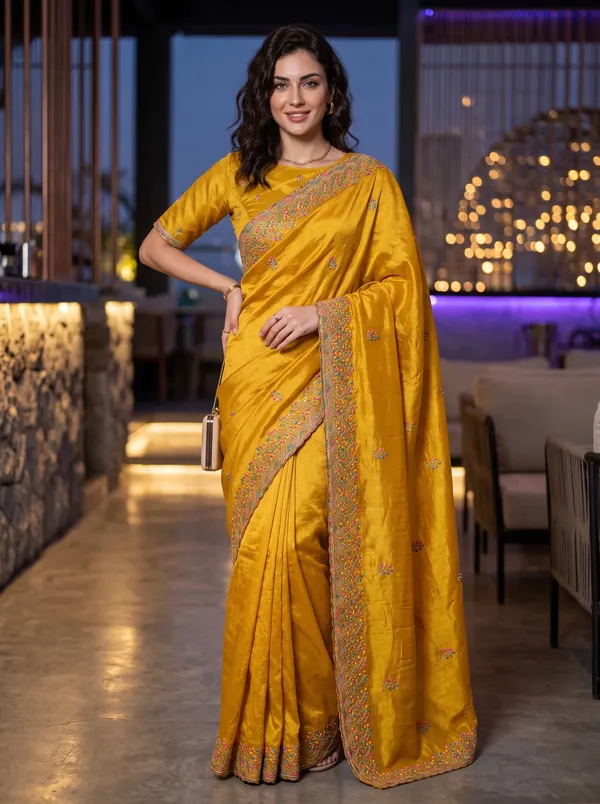 Georgette_Chinon_Saree_with_Colorful_Floral_Embroidery