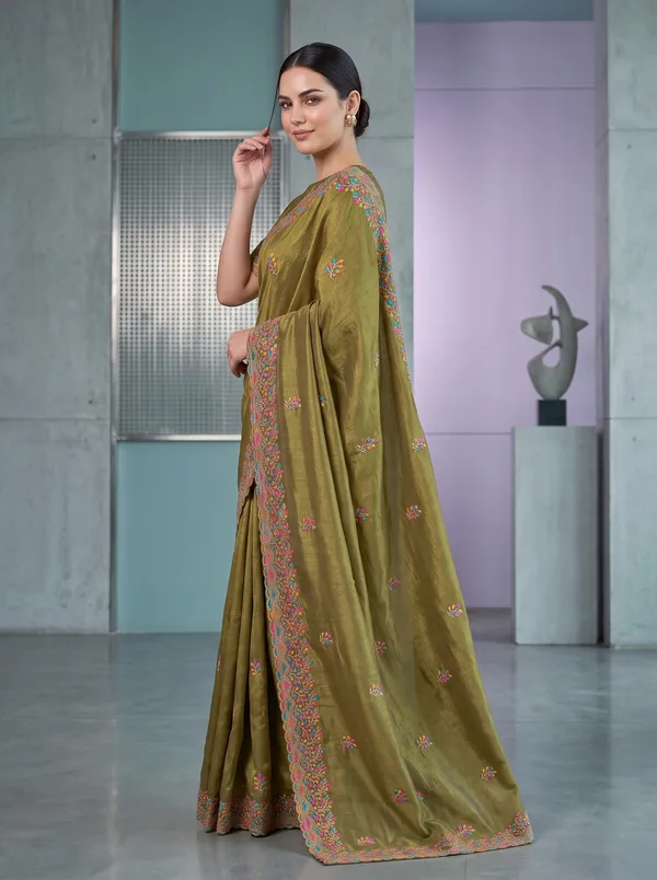 Georgette_Chinon_Saree_with_Colorful_Floral_Embroidery