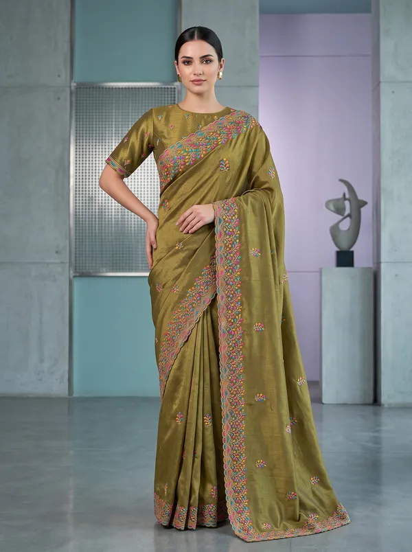 Georgette_Chinon_Saree_with_Colorful_Floral_Embroidery
