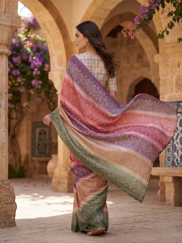Multi-Color_Ombre_Printed_Tissue_Satin_Silk_Saree