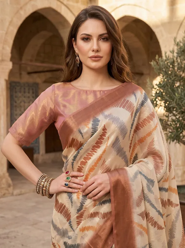 Cream_Tissue_Satin_Silk_Printed_Saree_with_Abstract_Design