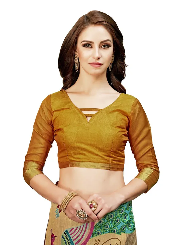 Brown_Banarasi_Silk_Kalamkari_Digital_Print_Zari_Saree_For_Women_|_With_Blouse_Piece