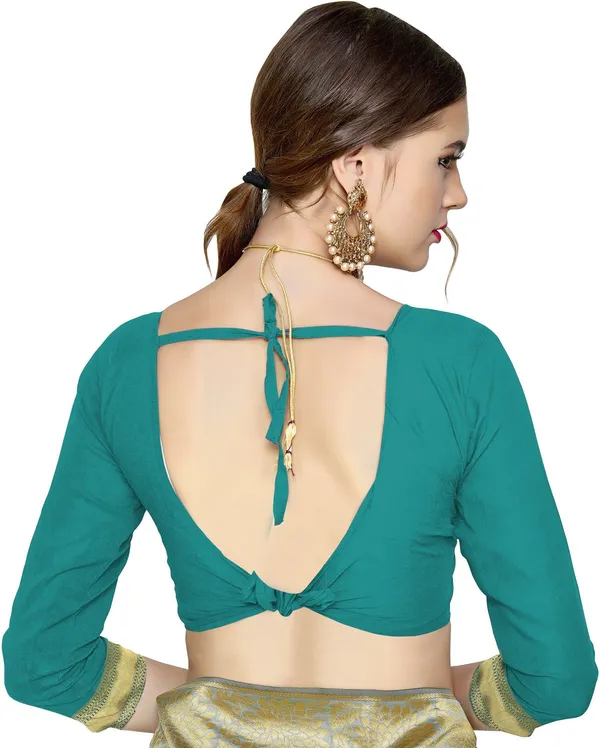 Light_Green_Banarasi_Silk_Blend_Woven_Saree_For_Women_|_With_Blouse_Piece