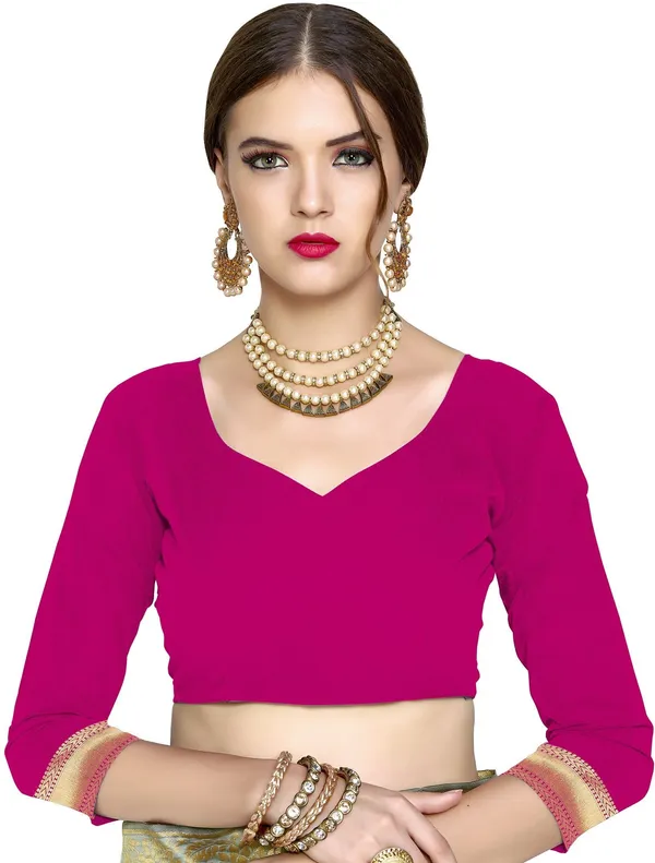 Pink_Georgette_Woven_Banarasi_Saree_For_Women_|_With_Blouse_Piece