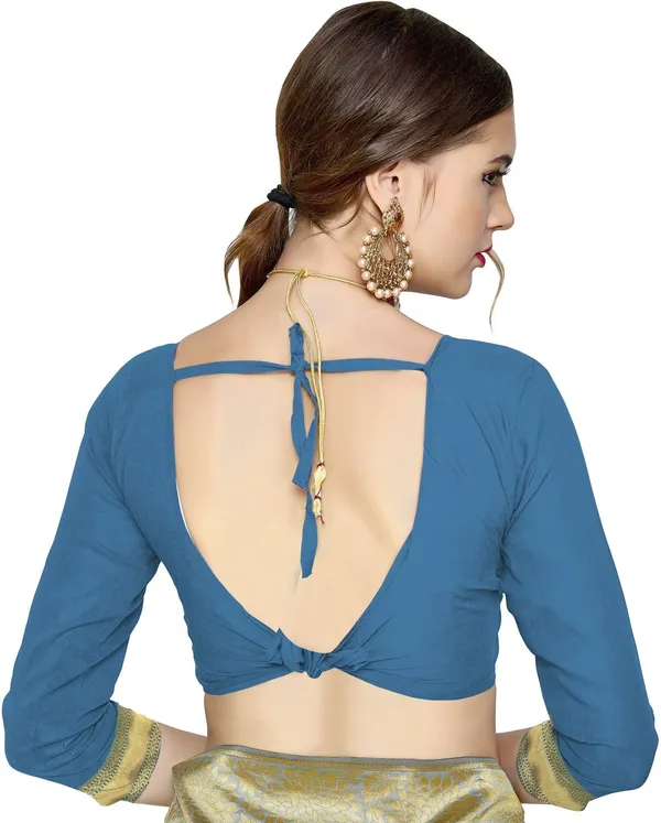 Light_Blue_Gold_Banarasi_Silk_Jacquard_Woven_Saree_For_Women_|_With_Blouse_Piece