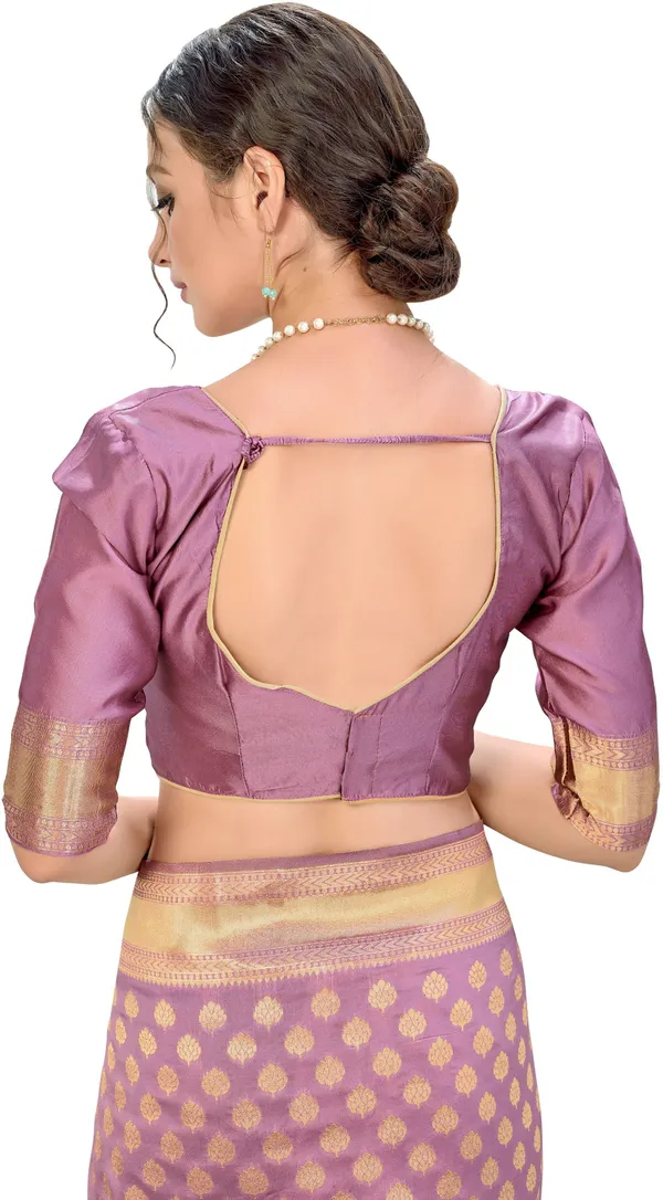 Pink_Georgette_Banarasi_Jacquard_Zari_Woven_Saree_For_Women_|_With_Blouse_Piece