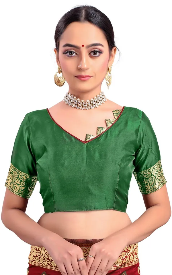 Maroon_Banarasi_Silk_Blend_Woven_Jacquard_Saree_For_Women_|_With_Blouse_Piece