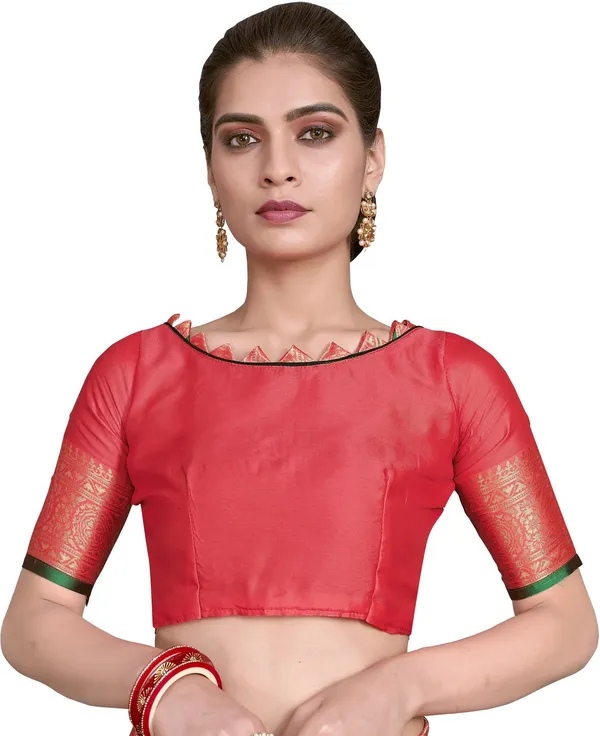 Green_Banarasi_Silk_Blend_Jacquard_Woven_Saree_For_Women_|_With_Blouse_Piece