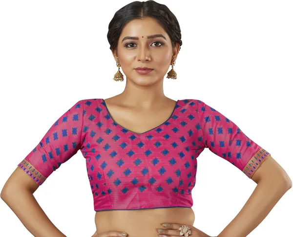 Blue_Brasso_Bandhani_Printed_Saree_For_Women_|_With_Blouse_Piece