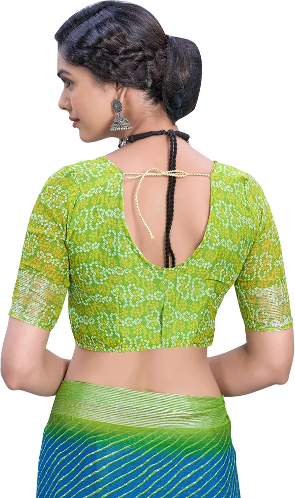 Light_Blue_Georgette_Printed_Leheria_Saree_For_Women_|_With_Blouse_Piece
