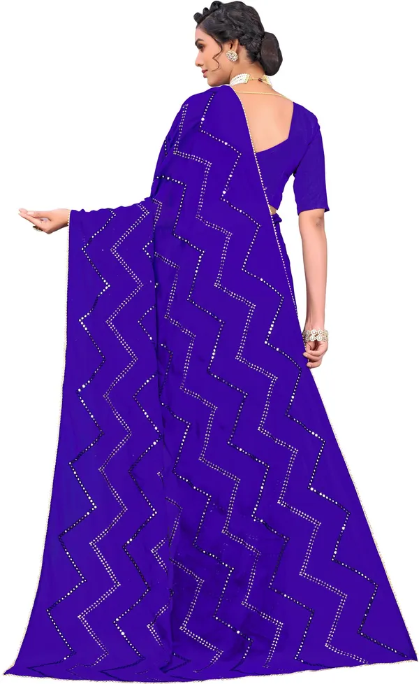 Blue_Georgette_Sequin_Mirror_Embroidered_Bollywood_Saree_For_Women_|_With_Blouse_Piece