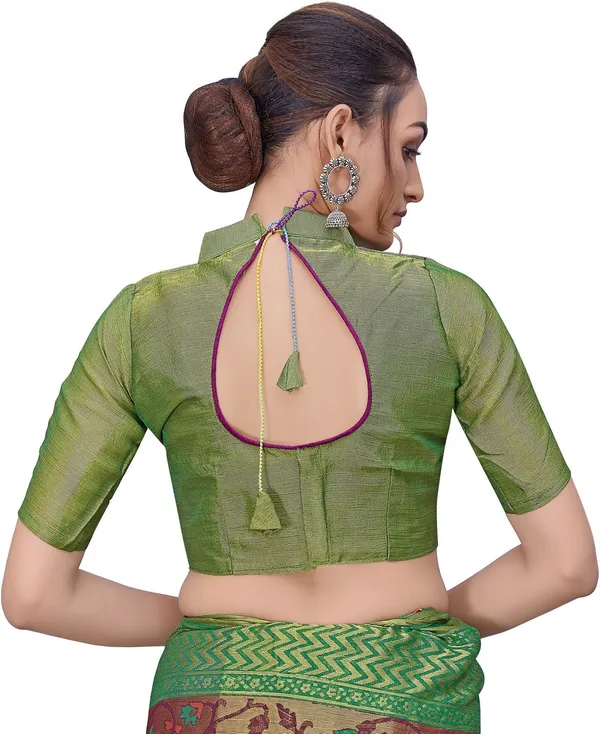 Purple_Green_Brasso_Ikkat_Printed_Saree_For_Women_|_With_Blouse_Piece
