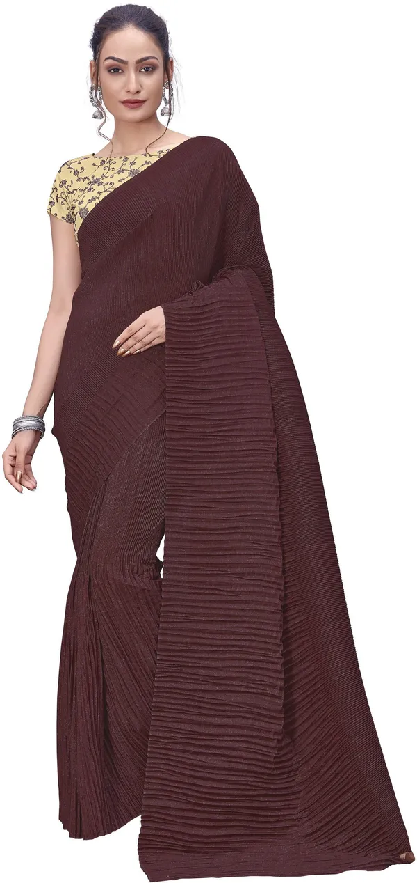 Brown_Georgette_Embroidered_Bollywood_Saree_For_Women_|_With_Blouse_Piece