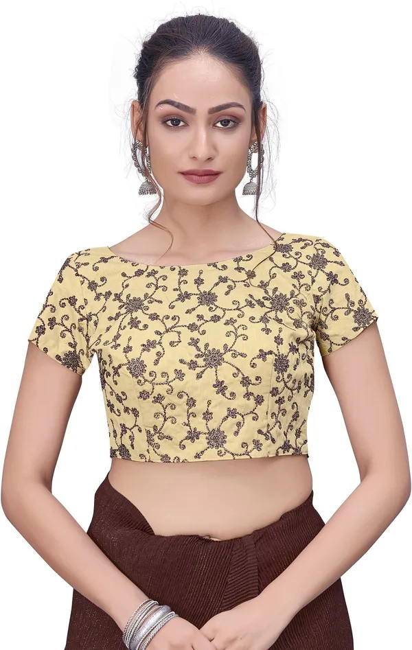 Brown_Georgette_Embroidered_Bollywood_Saree_For_Women_|_With_Blouse_Piece