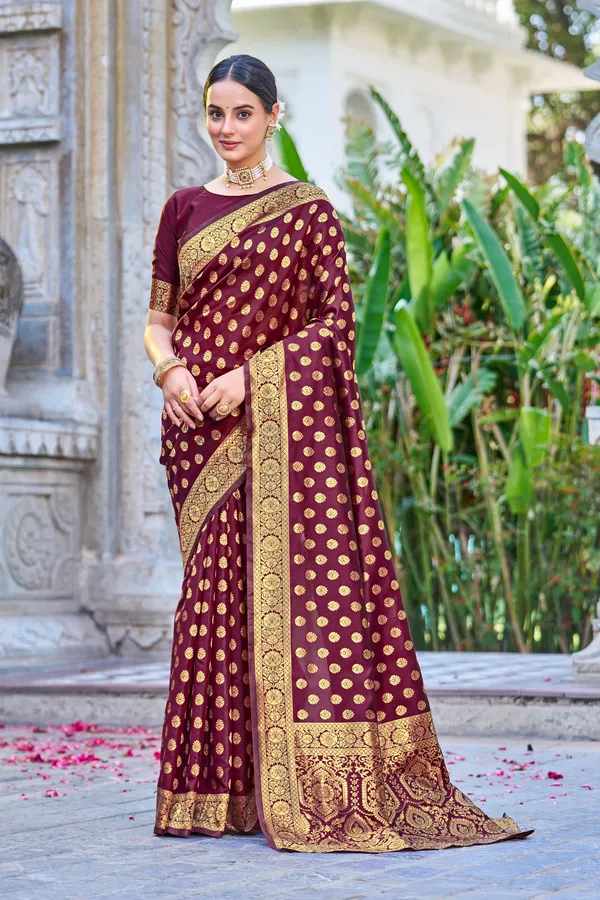 Purple_Georgette_Woven_Banarasi_Jacquard_Saree_For_Women_|_With_Blouse_Piece