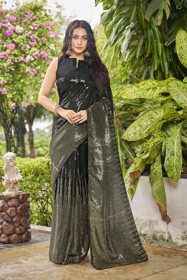 Black_Georgette_Embroidered_Bollywood_Saree_For_Women_|_With_Blouse_Piece