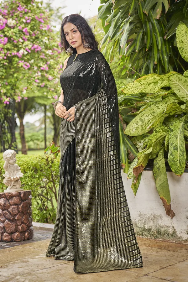 Black_Georgette_Embroidered_Bollywood_Saree_For_Women_|_With_Blouse_Piece