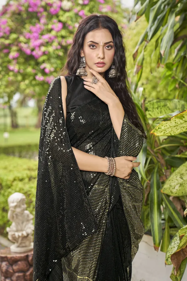 Black_Georgette_Embroidered_Bollywood_Saree_For_Women_|_With_Blouse_Piece