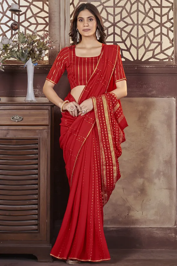 Red_Viscose_Soft_Silk_Zari_Butti_Woven_Saree_For_Women_|_With_Blouse_Piece