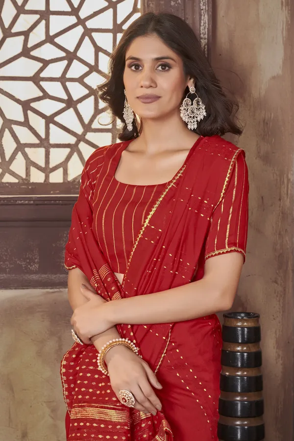 Red_Viscose_Soft_Silk_Zari_Butti_Woven_Saree_For_Women_|_With_Blouse_Piece