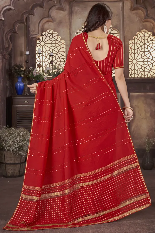 Red_Viscose_Soft_Silk_Zari_Butti_Woven_Saree_For_Women_|_With_Blouse_Piece