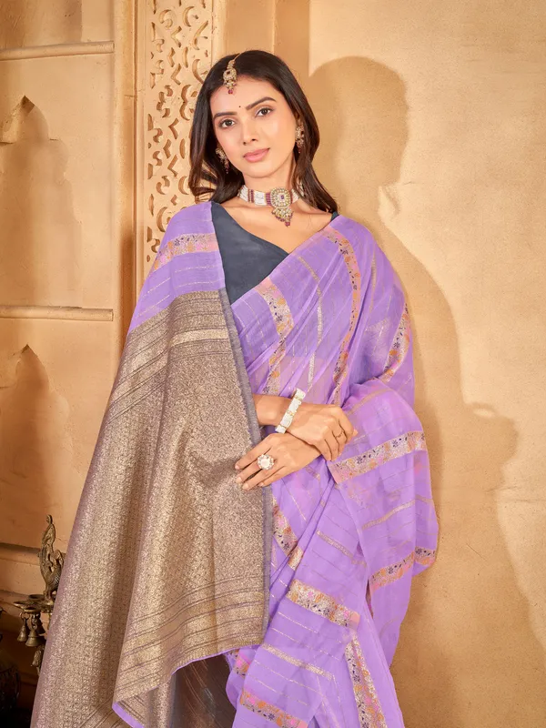 Purple_Art_Silk_Sambalpuri_Woven_Saree_For_Women_|_With_Blouse_Piece