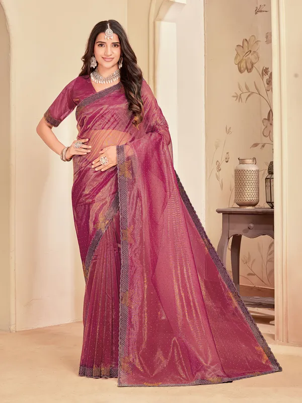 Purple_Net_Embellished_Bollywood_Saree_For_Women_|_With_Blouse_Piece