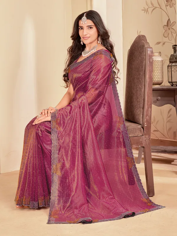 Purple_Net_Embellished_Bollywood_Saree_For_Women_|_With_Blouse_Piece