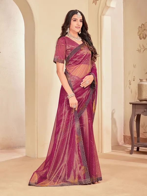 Purple_Net_Embellished_Bollywood_Saree_For_Women_|_With_Blouse_Piece
