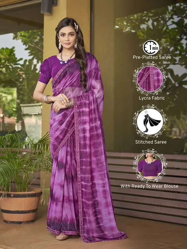 Purple_Lycra_Blend_Ombre_Embellished_Ready_To_Wear_Saree_For_Women_|_With_Blouse_Piece