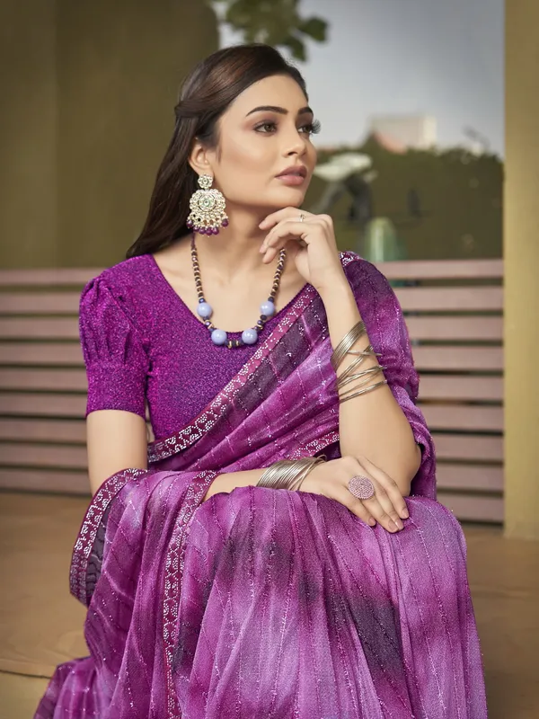Purple_Lycra_Blend_Ombre_Embellished_Ready_To_Wear_Saree_For_Women_|_With_Blouse_Piece