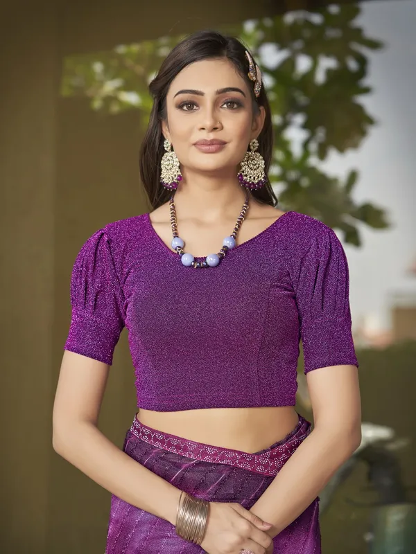 Purple_Lycra_Blend_Ombre_Embellished_Ready_To_Wear_Saree_For_Women_|_With_Blouse_Piece