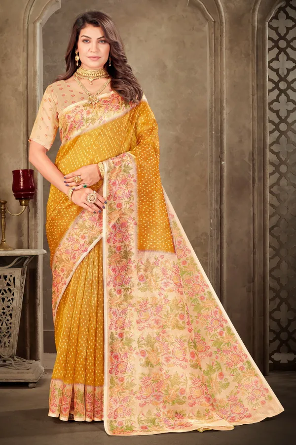Yellow_Tissue_Silk_Digital_Printed_Saree_For_Women_|_With_Blouse_Piece