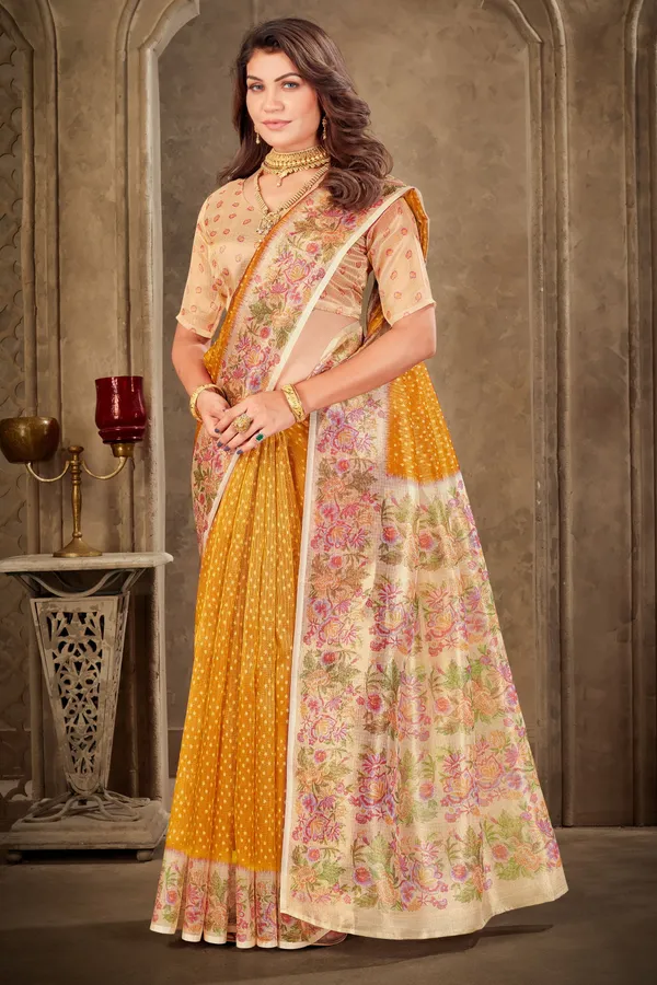 Yellow_Tissue_Silk_Digital_Printed_Saree_For_Women_|_With_Blouse_Piece