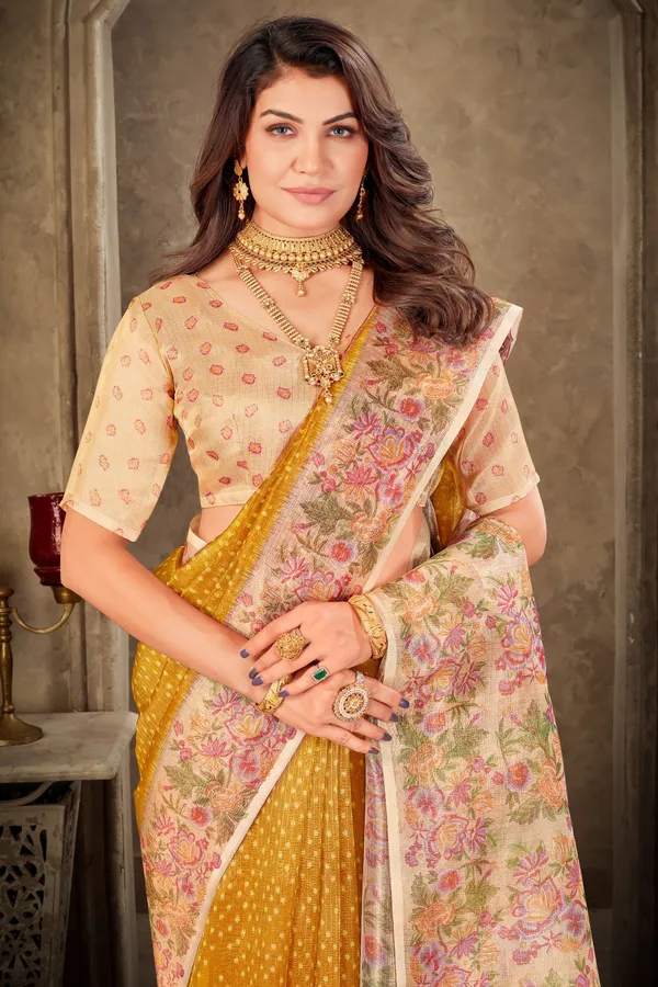 Yellow_Tissue_Silk_Digital_Printed_Saree_For_Women_|_With_Blouse_Piece