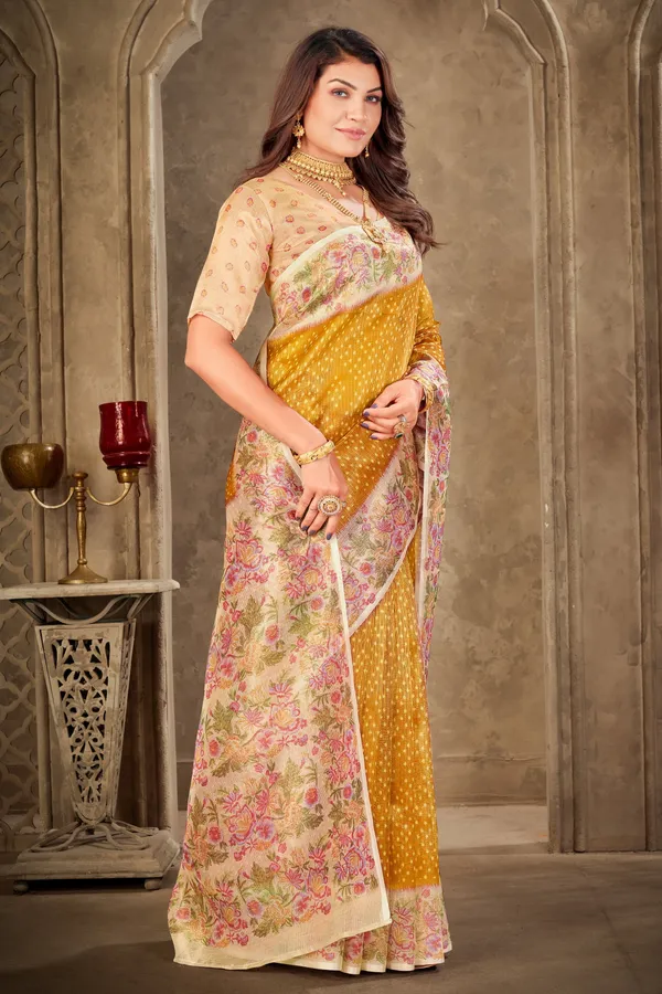 Yellow_Tissue_Silk_Digital_Printed_Saree_For_Women_|_With_Blouse_Piece