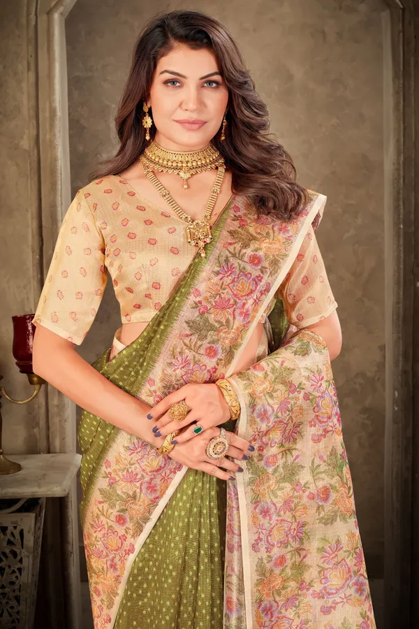 Green_Tissue_Zari_Kasab_Digital_Floral_Print_Saree_For_Women_|_With_Blouse_Piece
