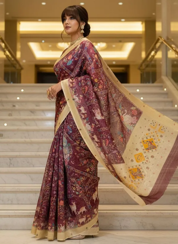Purple_Cotton_Silk_Banarasi_Digital_Print_Woven_Saree_For_Women_|_With_Blouse_Piece