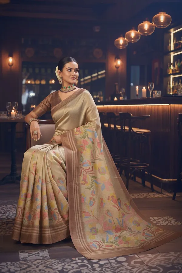 Gold_Tissue_Silk_Digital_Printed_Saree_For_Women_|_With_Blouse_Piece