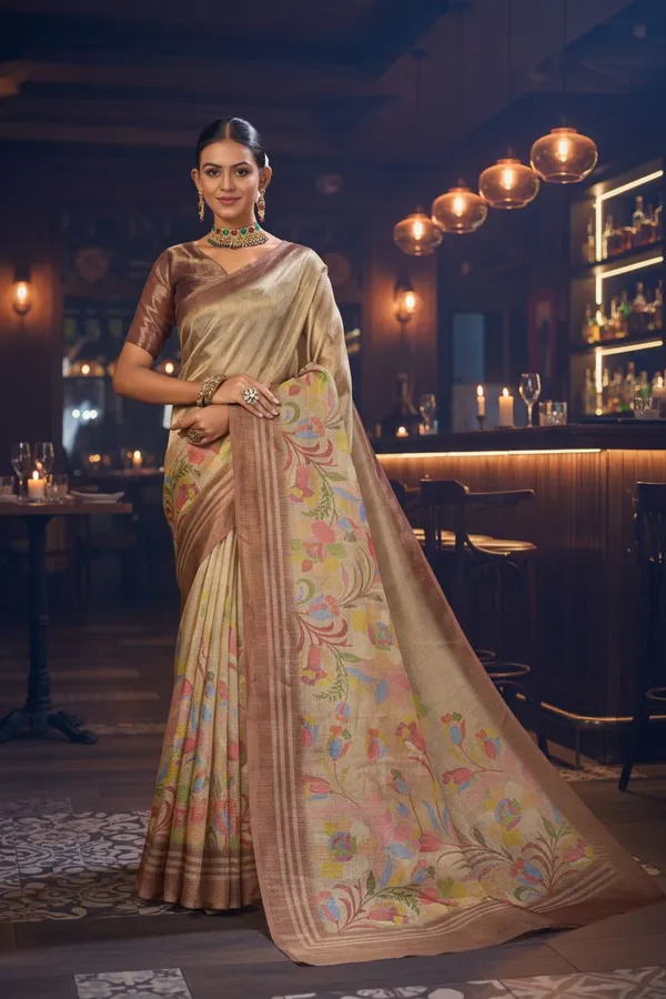 Gold_Tissue_Silk_Digital_Printed_Saree_For_Women_|_With_Blouse_Piece